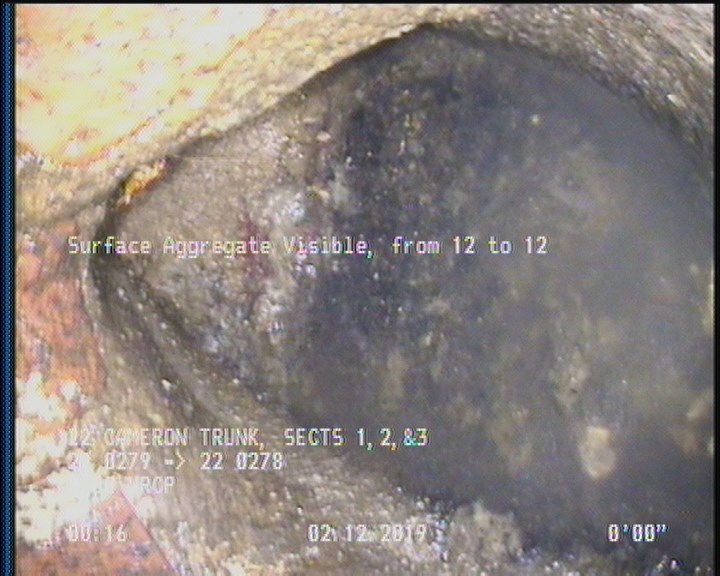 Surface Aggregate Visible, from 12 to 12 o'clock, within 8 inches of joint: YES