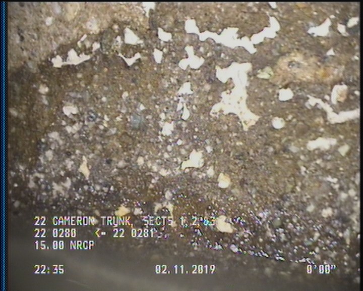 Surface Aggregate Projecting, from 08 to 04 o'clock, within 8 inches of joint: YES, Start