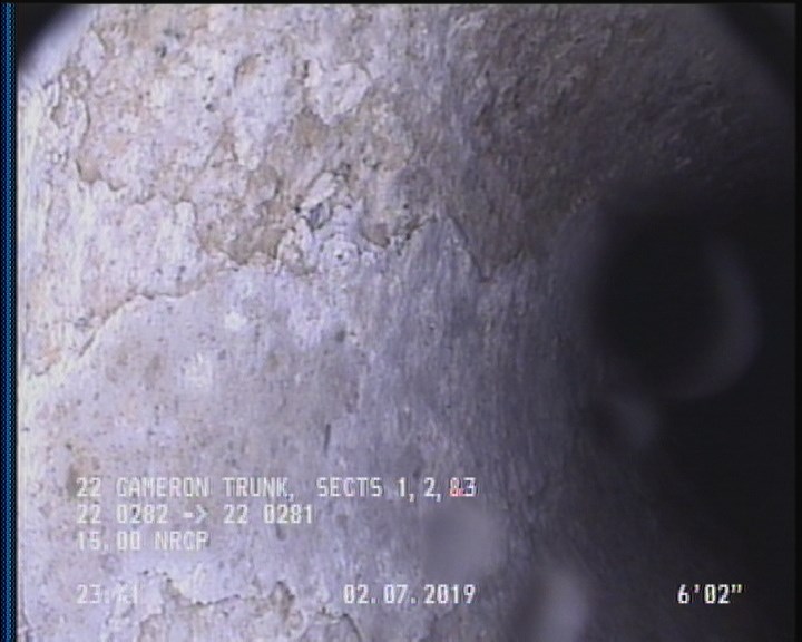 Surface Spalling, from 08 to 04 o'clock, within 8 inches of joint: YES, Start