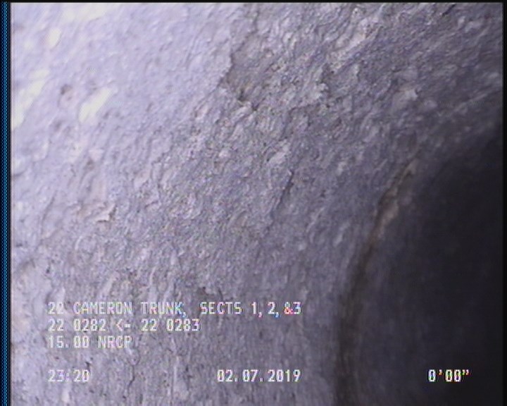 Surface Spalling, from 08 to 04 o'clock, within 8 inches of joint: YES, Start