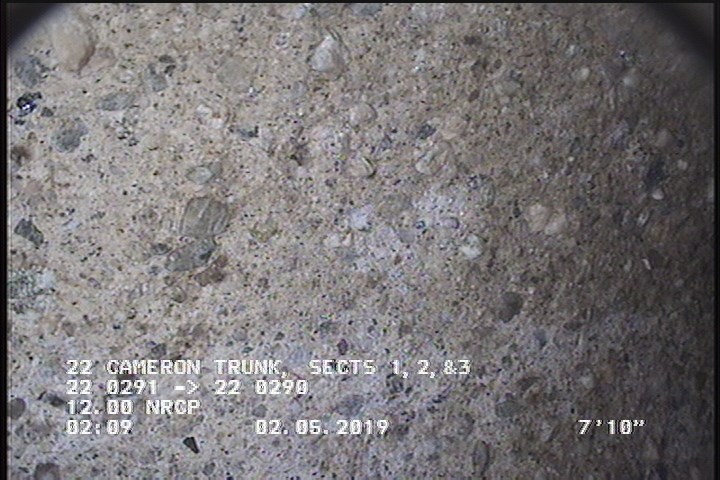 Surface Aggregate Projecting, from 08 to 04 o'clock, within 8 inches of joint: YES, Start