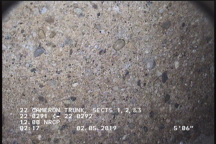 Surface Aggregate Projecting, from 08 to 04 o'clock, within 8 inches of joint: YES, Start