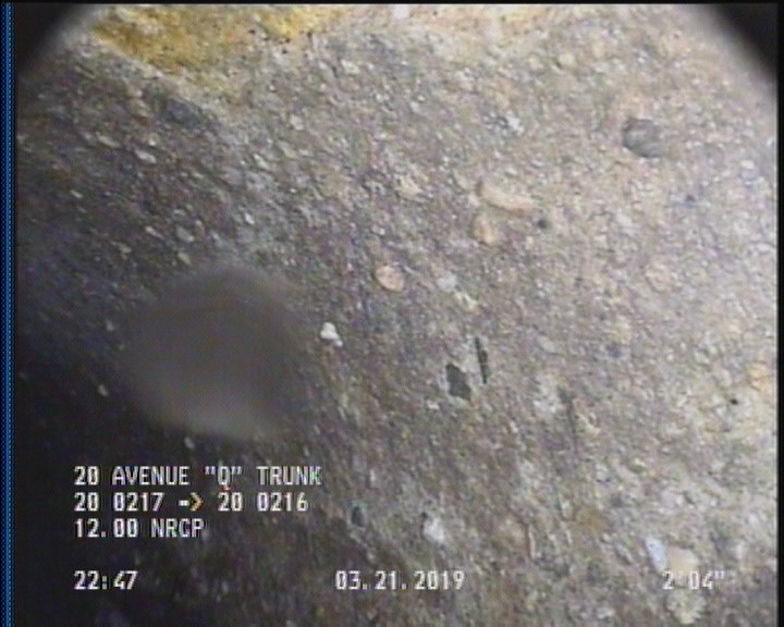 Surface Aggregate Projecting, from 09 to 03 o'clock, within 8 inches of joint: YES, Start
