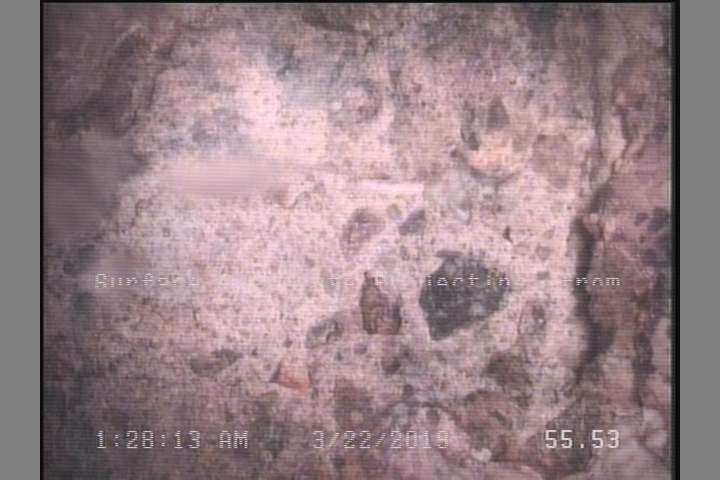 Surface Aggregate Projecting, from 08 to 04 o'clock, within 8 inches of joint: YES, Start