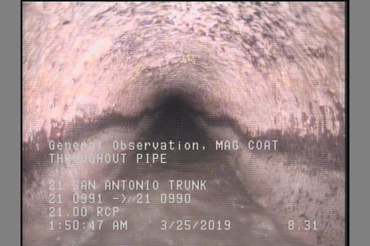 General Observation - MAG COAT THROUGHOUT PIPE