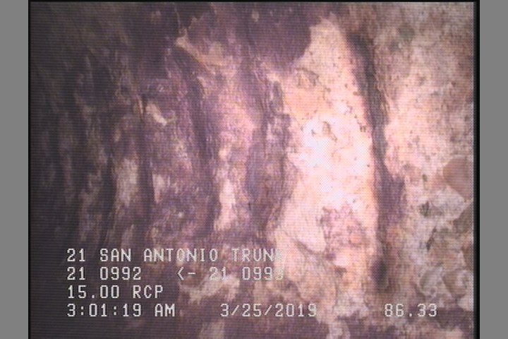 Surface Reinforcement Visible, from 09 to 03 o'clock, within 8 inches of joint: YES, Start