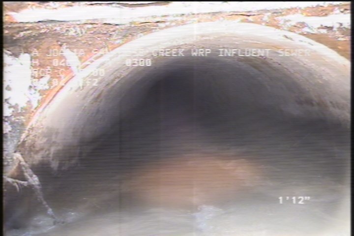 Survey Abandoned - ZOOMED TOWARDS D/S MH A 0300