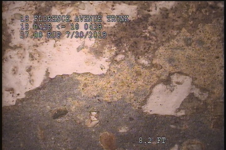 Surface Spalling, from 08 to 04 o'clock, within 8 inches of joint: YES, Start