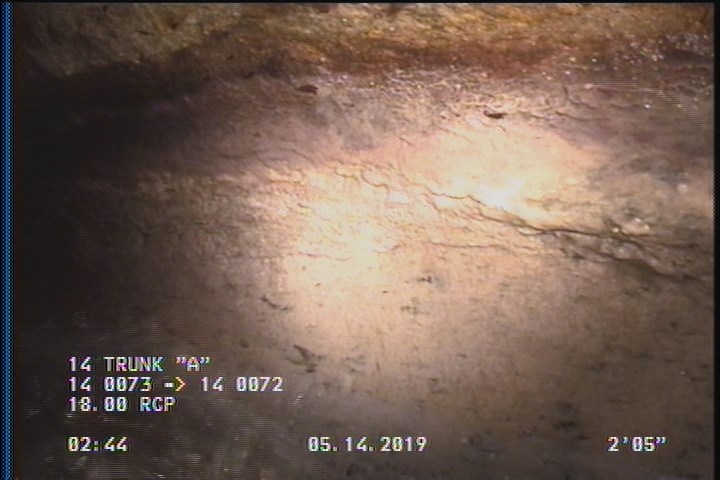 Deposits Attached Grease, 5 %of cross sectional area, from 03 to 09 o'clock, , within 8 inches of joint: YES, Start
