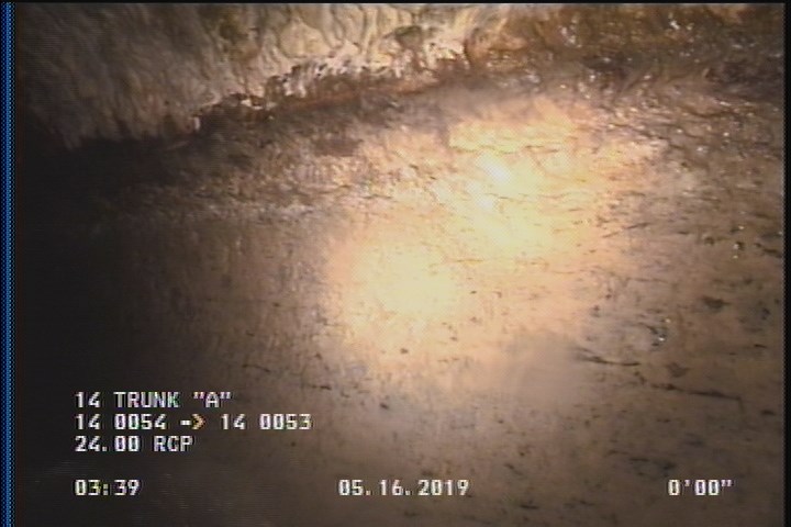 Deposits Attached Grease, 5 %of cross sectional area, from 03 to 09 o'clock, , within 8 inches of joint: YES, Start