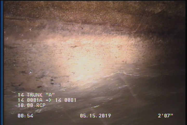 Deposits Attached Grease, 5 %of cross sectional area, from 03 to 09 o'clock, , within 8 inches of joint: YES, Start