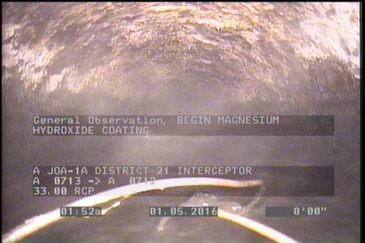 General Observation - BEGIN MAGNESIUM HYDROXIDE COATING