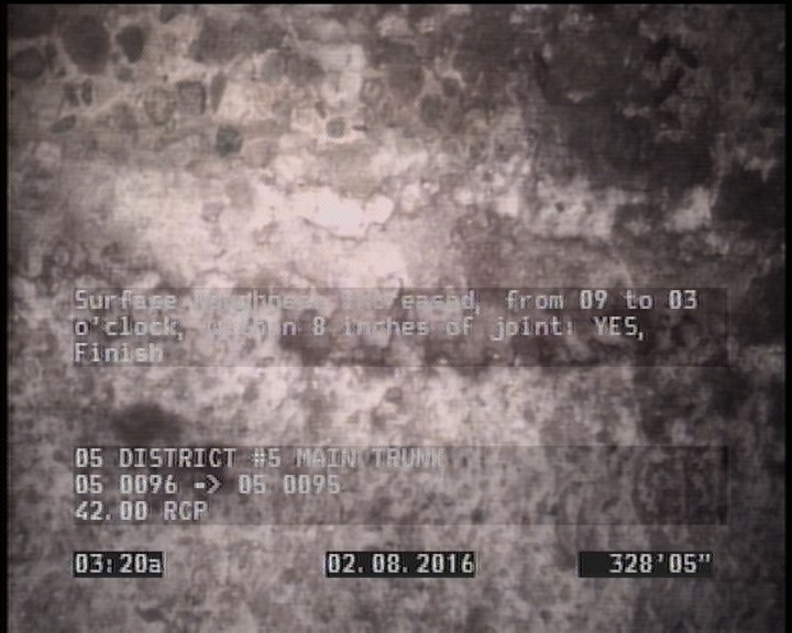 Surface Roughness Increased, from 09 to 03 o'clock, within 8 inches of joint: YES, Finish