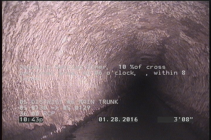 Deposits Settled Other, 10 %of cross sectional area, at 06 o'clock, , within 8 inches of joint: NO, Start