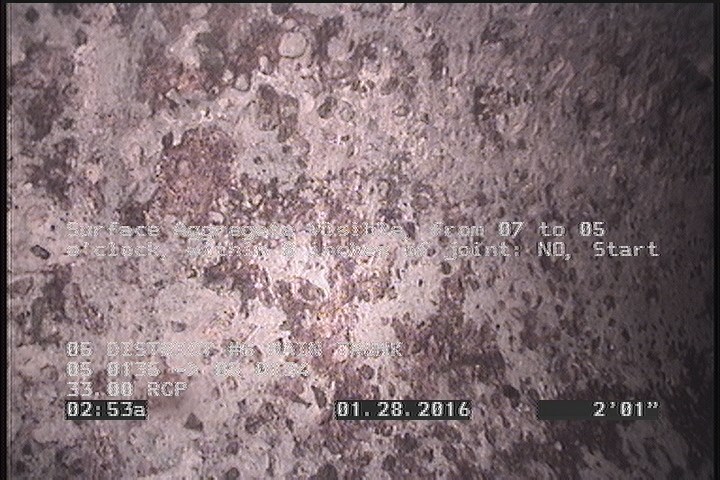 Surface Aggregate Visible, from 07 to 05 o'clock, within 8 inches of joint: NO, Start