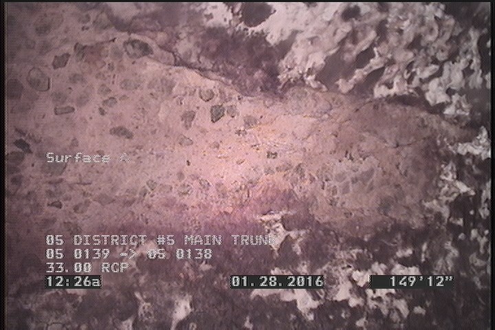 Surface Aggregate Visible, from 11 to 01 o'clock, within 8 inches of joint: NO, Start