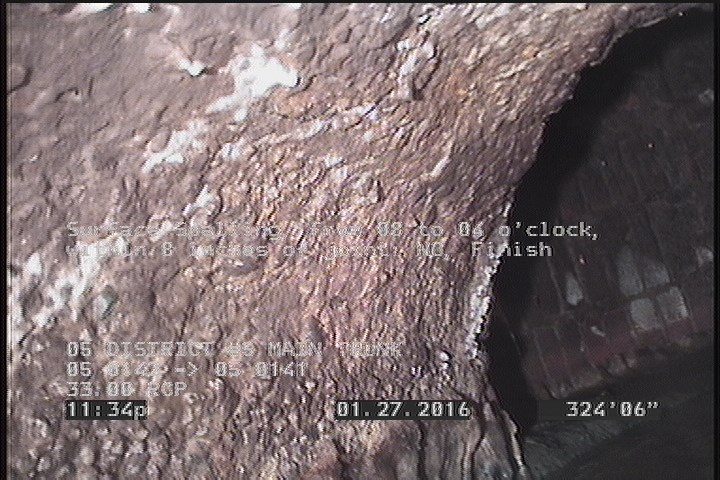 Surface Spalling, from 08 to 04 o'clock, within 8 inches of joint: NO, Finish