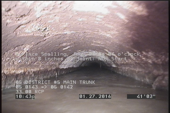 Surface Spalling, from 08 to 04 o'clock, within 8 inches of joint: NO, Start