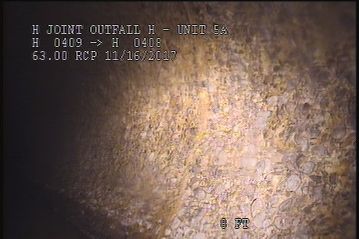 Surface Aggregate Projecting, from 08 to 04 o'clock, within 8 inches of joint: YES, Start