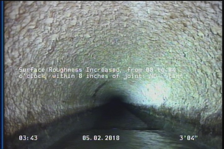 Surface Roughness Increased, from 08 to 04 o'clock, within 8 inches of joint: NO, Start