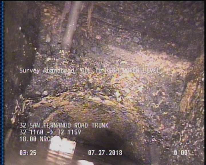 Survey Abandoned - DUE TO HIGH WATER LEVEL.