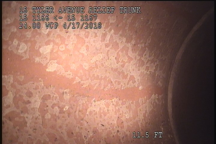 Surface Spalling, from 10 to 02 o'clock, within 8 inches of joint: YES - POSSIBLE