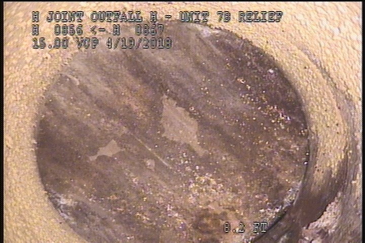Upstream Manhole, Survey Ends - 1:00 AT STOPLOG