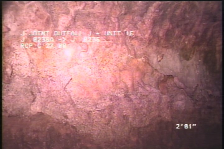 Surface Spalling, from 08 to 04 o'clock, within 8 inches of joint: YES, Start - BLISTERING PEELING CONCRETE UNDER MAG COAT