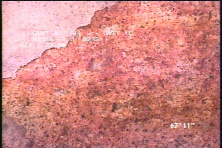 Surface Aggregate Visible, from 02 to 03 o'clock, within 8 inches of joint: NO - SEVERE AGG SPORATIC