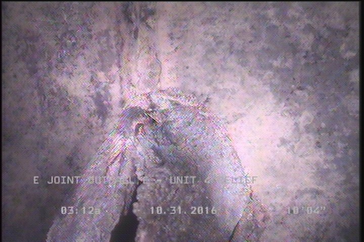Deposits Attached Ragging, 15 %of cross sectional area, from 11 to 01 o'clock, , within 8 inches of joint: YES