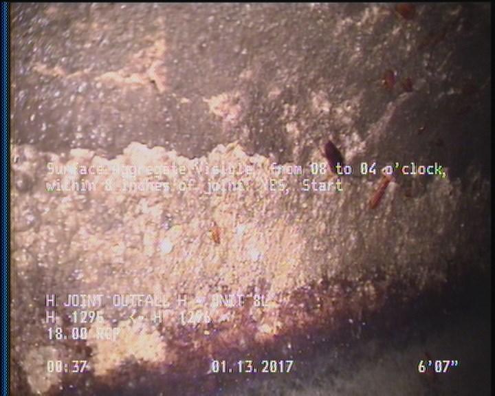 Surface Aggregate Visible, from 08 to 04 o'clock, within 8 inches of joint: YES, Start