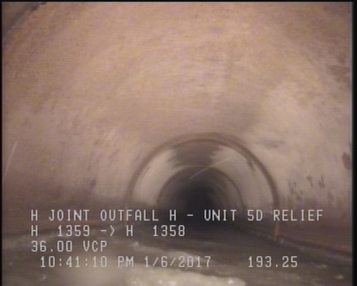 Obstacles Other, 15 %of cross sectional area, from 04 to 08 o'clock, Start - DEBRIS NOT VISIBLE