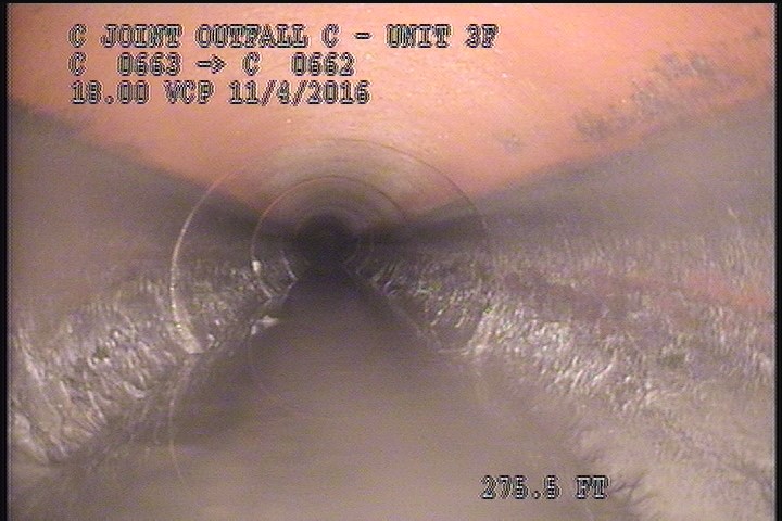 Deposits Attached Grease, 5 %of cross sectional area, from 02 to 10 o'clock, , within 8 inches of joint: YES, Start
