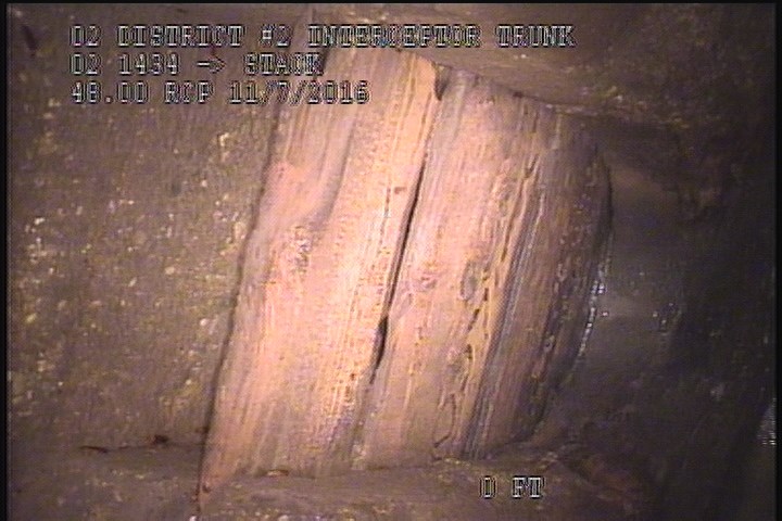 General Observation - MH CONN OPEN STOPLOG IN PLACE SOUTH WALL