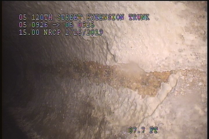 Surface Spalling, from 08 to 04 o'clock, within 8 inches of joint: YES, Start