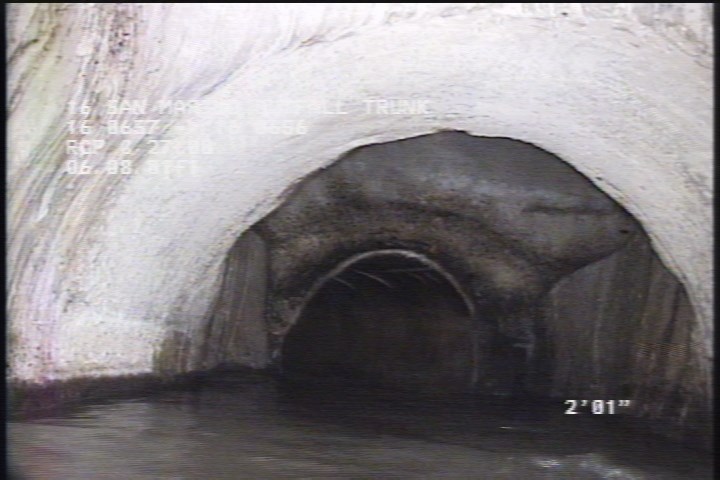 Upstream Manhole, Survey Begins - 10:30 AM
