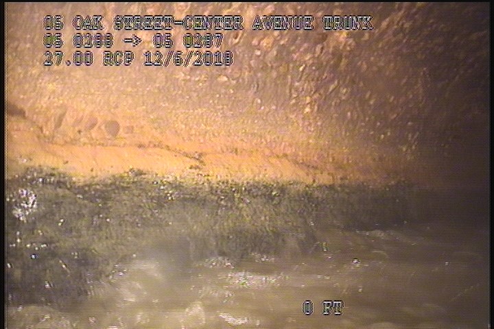 Deposits Attached Grease, 5 %of cross sectional area, from 04 to 08 o'clock, , within 8 inches of joint: YES, Start