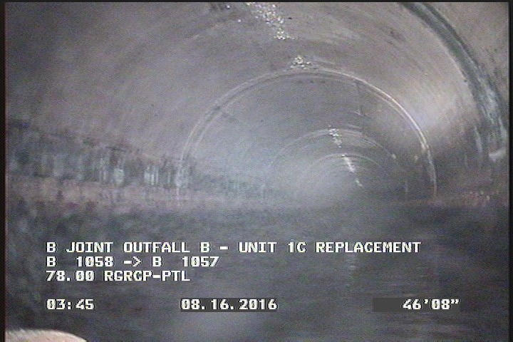 Deposits Attached Grease, 5 %of cross sectional area, from 04 to 08 o'clock, , within 8 inches of joint: YES, Start