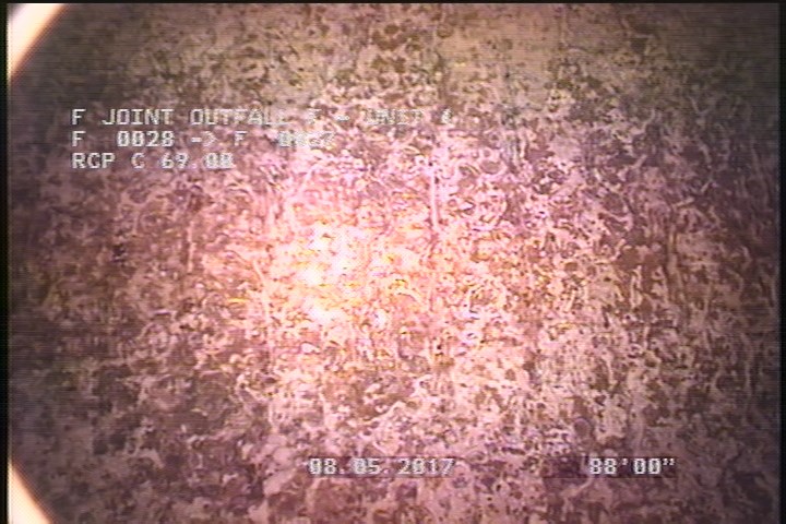 Surface Reinforcement Visible, from 11 to 01 o'clock, within 8 inches of joint: NO - CIRCUM REBAR