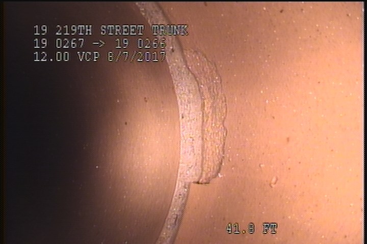 Surface Spalling, at 12 o'clock, within 8 inches of joint: YES