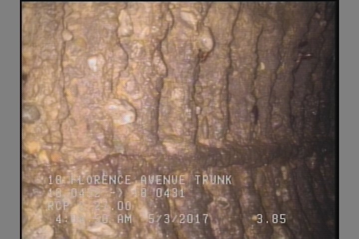 Surface Aggregate Projecting, from 08 to 04 o'clock, within 8 inches of joint: YES, Start