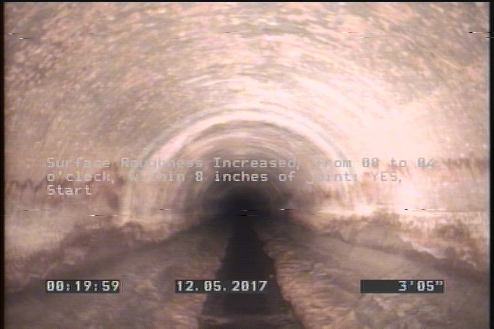Surface Roughness Increased, from 08 to 04 o'clock, within 8 inches of joint: YES, Start