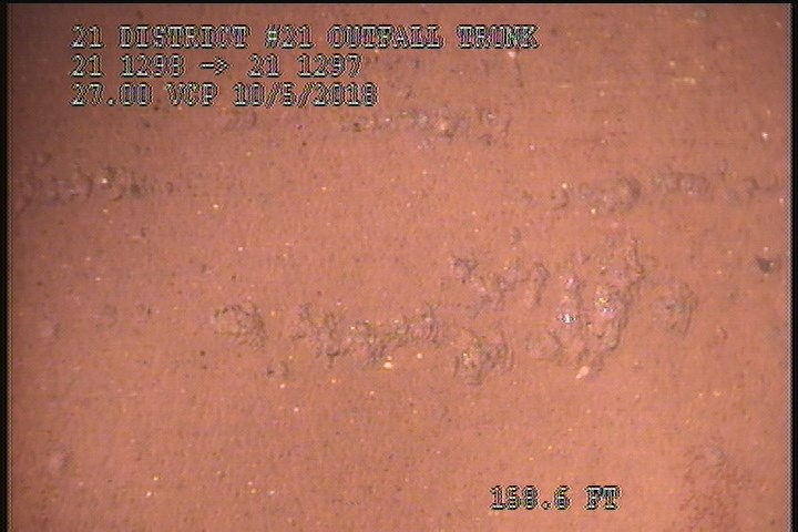 Surface Spalling, from 02 to 03 o'clock, within 8 inches of joint: NO
