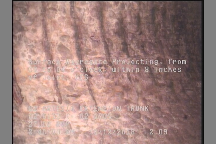 Surface Aggregate Projecting, from 08 to 04 o'clock, within 8 inches of joint: YES