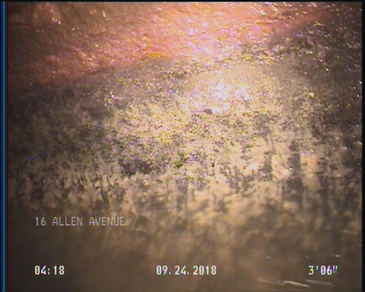 Deposits Attached Grease, 5 %of cross sectional area, from 04 to 08 o'clock, , within 8 inches of joint: YES, Start