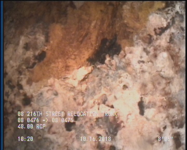 Surface Reinforcement Visible Unknown, from 10 to 02 o'clock, within 8 inches of joint: YES, Start