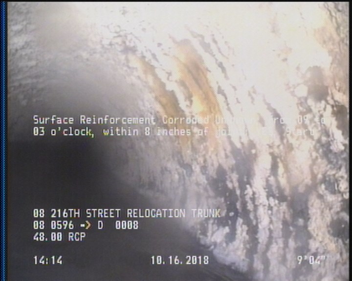 Surface Reinforcement Corroded Unknown, from 09 to 03 o'clock, within 8 inches of joint: YES, Start