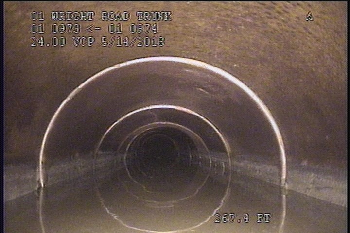 Water Level, Sag in pipe, 30 %of cross sectional area, Start