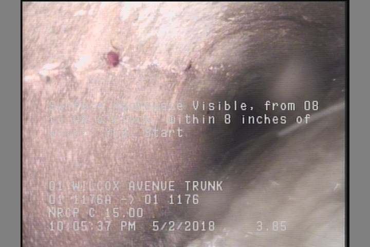 Surface Aggregate Visible, from 08 to 04 o'clock, within 8 inches of joint: YES, Start