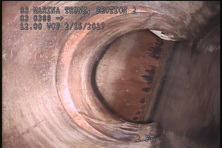 Upstream Manhole, Survey Begins - 10:10 AM